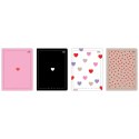Zeszyt UV HEARTS A5 60# A5 60k. 70g krata Interdruk (5902277326775) Interdruk