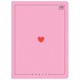 Zeszyt UV HEARTS A5 60# A5 60k. 70g krata Interdruk (5902277326775) Interdruk