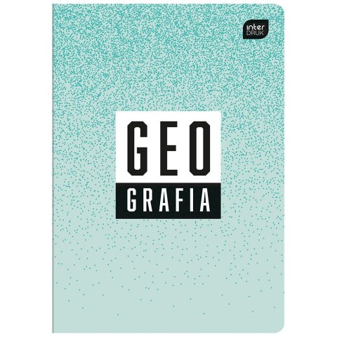 Zeszyt tematyczny GEOGRAFIA A5 60k. 70g krata Interdruk (ZE60GEO#) Interdruk