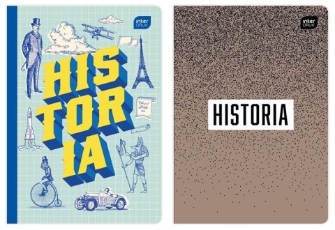 Zeszyt tematyczny HISTORIA A5 60k. 70g krata Interdruk (ZE60HIS#) Interdruk