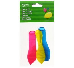 Balon gumowy pastel disco 3 szt. mix 12cal Godan (GZ-DIS3) Godan