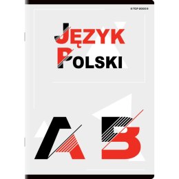 Brulion tematyczny j.polski A5 80k. 70g linia Top 2000 (400132308) Top 2000