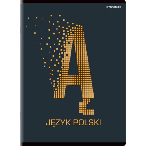 Brulion tematyczny j.polski A5 80k. 70g linia Top 2000 (400132308) Top 2000