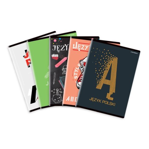 Brulion tematyczny j.polski A5 80k. 70g linia Top 2000 (400132308) Top 2000