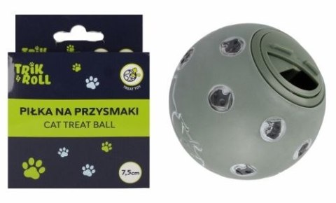 Gadżet Piłka dla kota na przysmaki 7,5cm Trik Roll (560733) Trik Roll