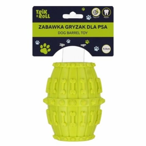 Gadżet Zabawka dla psa Gryzak smaczek 11,5cm limonkowy Trik Roll (560864) Trik Roll