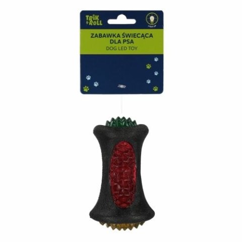 Gadżet Zabawka dla psa Kość świecąca 9cm Trik Roll (560689) Trik Roll