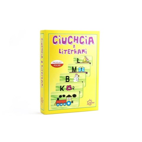Gra edukacyjna Ciuchcia z literkami CIUCHCIA Z LITERKAMI Abino Abino