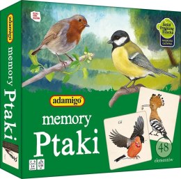 Gra pamięciowa MEMORY ptaki memory Adamigo Adamigo