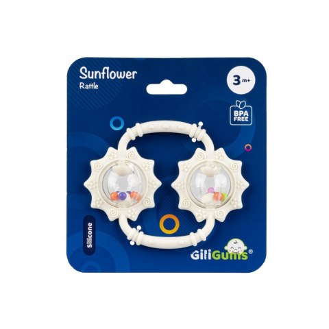 Grzechotka SŁONECZNIKI beżowa Giligums (GG30058) Giligums