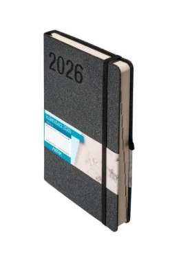 Kalendarz książkowy (terminarz) 2026 SAKURA DNS A5 Antra (czarny) Antra