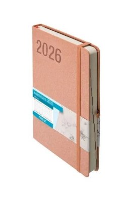 Kalendarz książkowy (terminarz) 2026 SAKURA DNS A5 Antra (miedziany) Antra