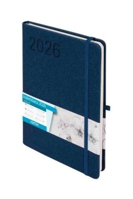 Kalendarz książkowy (terminarz) 2026 SAKURA TDW A5 Antra (granatowy) Antra