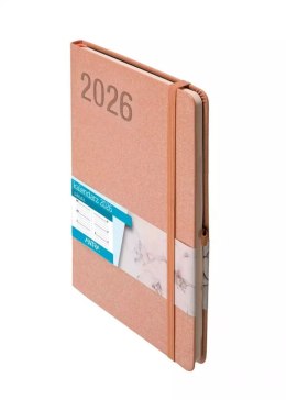 Kalendarz książkowy (terminarz) 2026 SAKURA TDW A6 Antra (miedziany) Antra