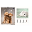 Kalendarz ścienny WIELOPLANSZOWY 355mm x 400mm Interdruk (PSY) Interdruk