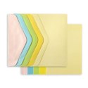 Kartka składana Baza do kartek karnet i koperta, gładki pastelowy mix 5szt. C6 [mm:] 114x162 Argo (283108) Argo