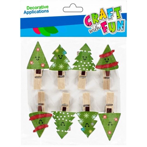 Klamry BN 8 szt Craft With Fun (521625) Craft With Fun