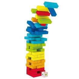 Klocki drewniane kolorowa wieża Anek (AC7633 AN01) Anek