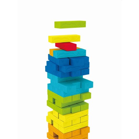 Klocki drewniane kolorowa wieża Anek (AC7633 AN01) Anek