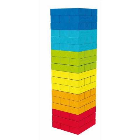 Klocki drewniane kolorowa wieża Anek (AC7633 AN01) Anek