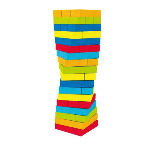Klocki drewniane kolorowa wieża Anek (AC7633 AN01) Anek