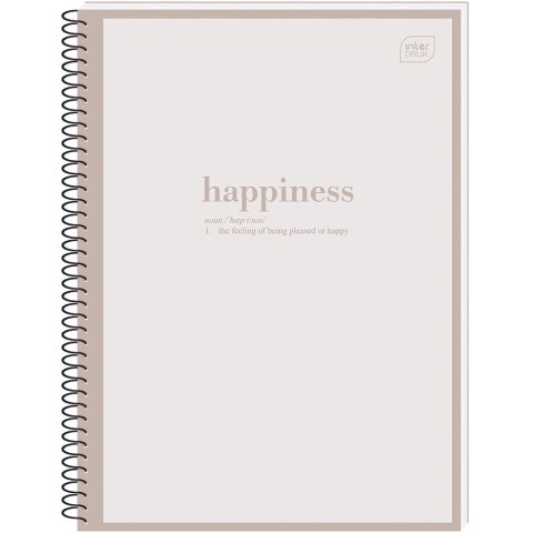 Kołozeszyt (kołonotatnik) HYBRID WORDS A4 80k. 70g linia Interdruk Interdruk