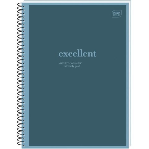 Kołozeszyt (kołonotatnik) HYBRID WORDS A4 80k. 70g linia Interdruk Interdruk