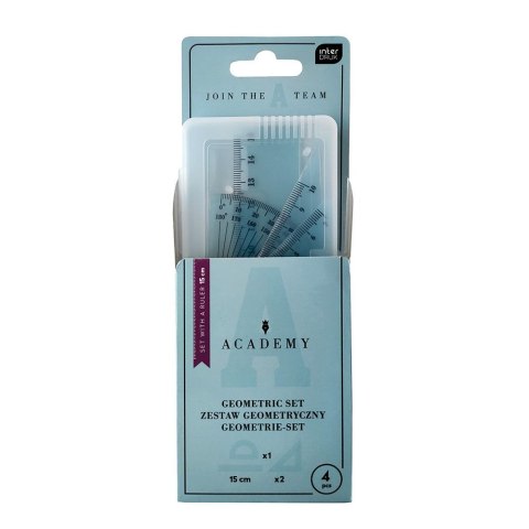 Komplet geometryczny Academy 15 elemantów 4 el. Academy Academy