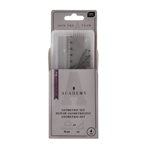 Komplet geometryczny Academy 15 elemantów 4 el. Academy Academy