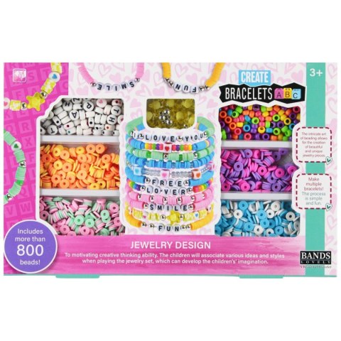 Koraliki dla dziewczynki do nawlekania Mega Creative (570723) Mega Creative