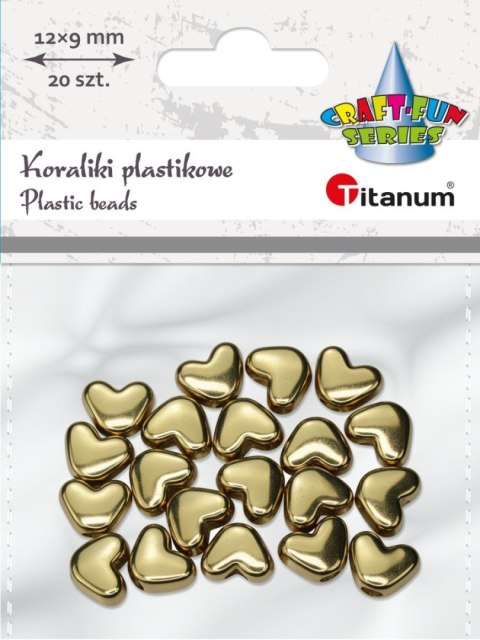 Koraliki kreatywne Craft-Fun Series lustrzane serca Titanum (25BJ033109) Titanum