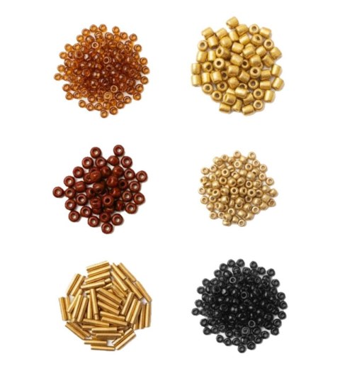 Koraliki kreatywne Craft-Fun Series tonacja brązowa Titanum (25BR014) Titanum