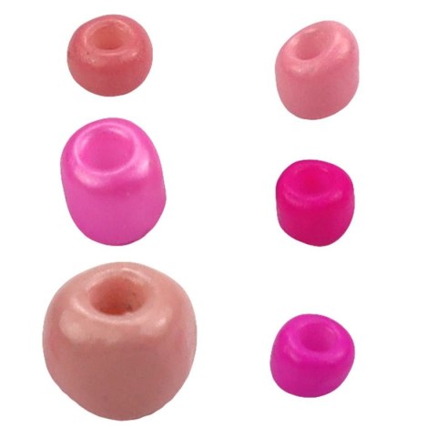 Koraliki kreatywne Craft-Fun Series tonacja różowa Titanum (25BR015) Titanum