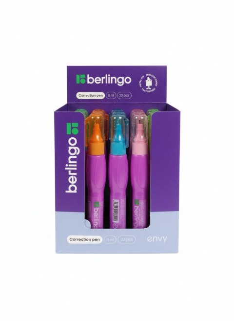 Korektor w płynie (z pędzelkiem) 8ml Berlingo (356805) Berlingo