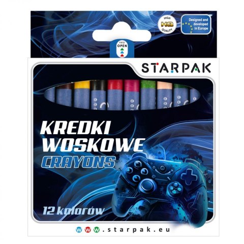 Kredki świecowe Pad 12 kol. Starpak (559672) Starpak