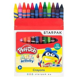 Kredki świecowe Play-Doh 12 kol. Starpak (453892) Starpak