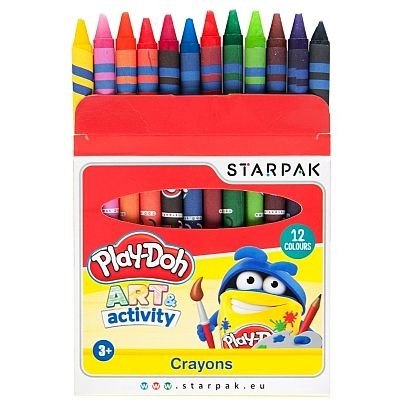 Kredki świecowe Play-Doh 12 kol. Starpak (453892) Starpak