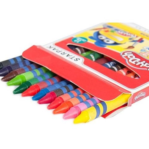 Kredki świecowe Play-Doh 12 kol. Starpak (453892) Starpak