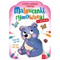 Książka dla dzieci Malowanki rymowanki z misiem. Czytam sylabami i koloruję Aksjomat Aksjomat