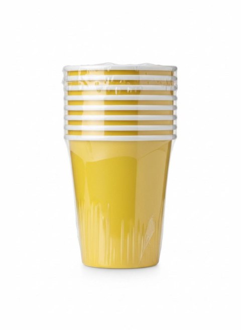 Kubek jednorazowy Monocolor (gold) papierowe papier 250ml Paw (PC8000709) Paw