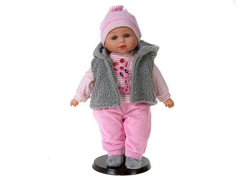 Lalka bobas z polskim dźwiękiem, mówi i śpiewa po polsku; PVC [mm:] 350 Adar (603431) Adar