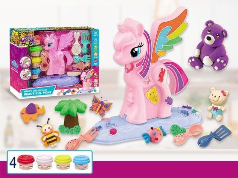 Masa plastyczna dla dzieci Jednorożec mix Bigtoys (BPLA1153) Bigtoys