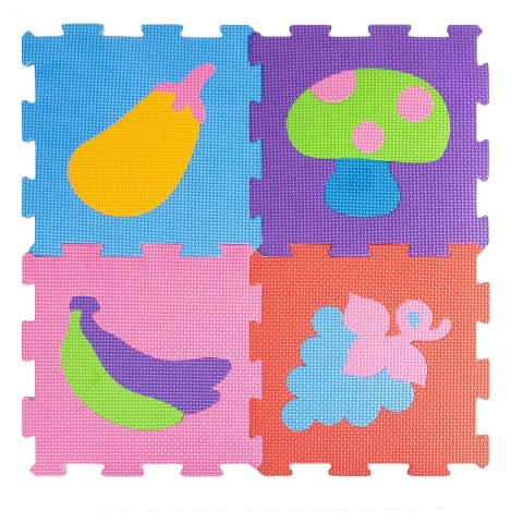 Mata dla malucha piankowa owoce, 29x29cm Smily Play (SP84355) Smily Play