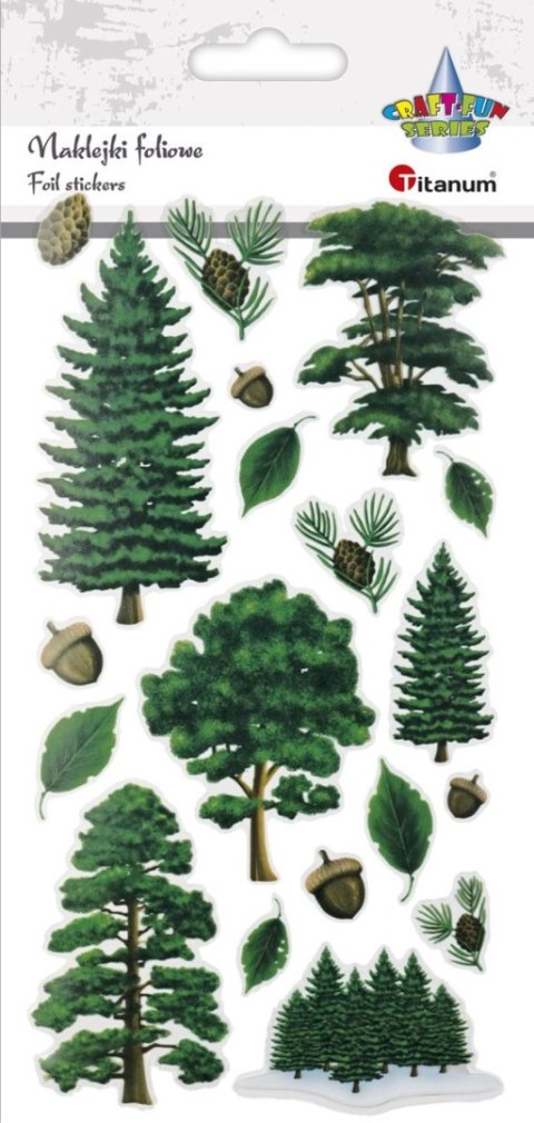 Naklejka (nalepka) Craft-Fun Series majestatyczne drzewa Titanum (400350) Titanum