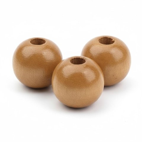 Ozdoba drewniana Craft-Fun Series Korale drewniane w kolorze ciemnobrązowym Titanum (25KBZ008) Titanum