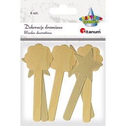 Ozdoba drewniana Craft-Fun Series patyczki z dekoracją Titanum (17504A) Titanum