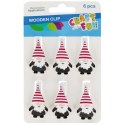 Ozdoba drewniana Klamerki Xmass Craft With Fun (567219) Craft With Fun