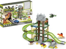 Parking samochodowy wielopoziomowy z dinozaurami, 57 części Adar (564596) Adar