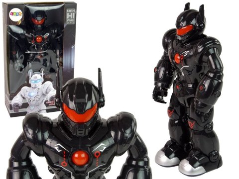 Robot Interaktywny Chodzi Dźwięk Świeci Czarny Lean (15161) Lean