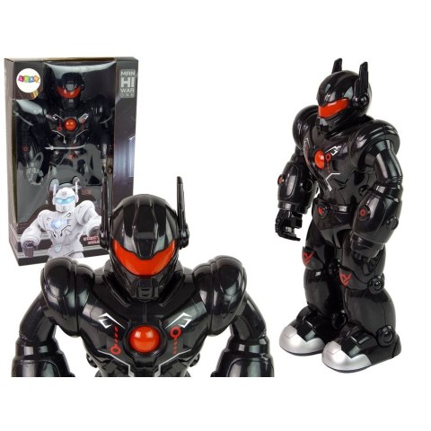 Robot Interaktywny Chodzi Dźwięk Świeci Czarny Lean (15161) Lean